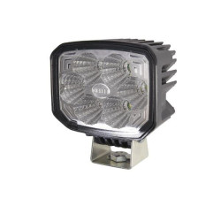 Darbinis šviesos diodas, 12W, 1000lm, stačiakampis, 12/24V, skaidrus, spaustukas, 6 LED, Hella 1GA996188511