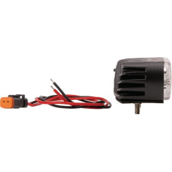 Darbinis šviesos diodas, 20W, 2000lm, stačiakampis, 10-30V, baltas, 150x65x Deutsch kištukas, Flood, 4 LED, Kramp LA10087