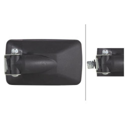 Darbinis šviestuvas halogeninis, 55/70W, stačiakampis, 12/24V, baltas, 154x114x94mm, Hella 1GA006875001