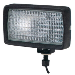 Darbinis šviestuvas Halogenas, 55W, stačiakampis, 12V, skaidrus, 96mm AMP kištukas, Cobo 05503000