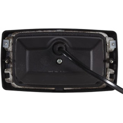 Darbinis šviestuvas Halogenas, 55/70W, stačiakampis, 12/24V, skaidrus, 182x102mm AMP kištukas, Hella 1GB996080021