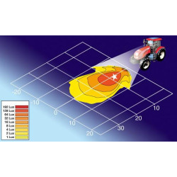 Darbinis žibintas halogeninis, 55/70W, apvalus, 12/24V, 83x75,3x111mm, Hella 1G0996176111