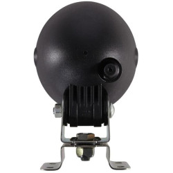 Darbinis šviestuvas Halogenas, 55/70W, apvalus, 12/24V, skaidrus, korpusas: pilkas, 110x103x170mm AMP kištukas, Hella 1GM9961340