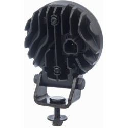 Darbinis šviesos diodas, 16 W, 1600 lm, apvalus, 12/24 V, baltas, užsukamas, 93x93x116,5 mm, Deutsch 2-pin, Flood, 6 LED, Canis 