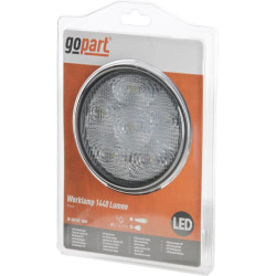 Darbinis šviesos diodas, 18 W, 1440 lm, apvalus, 10/30 V, Ø 110 mm, potvynis, 6 LED, gopart LA15029
