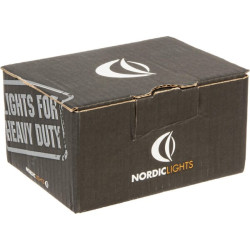 Darbinis šviesos diodas, 28 W, 2800 lm, apvalus, 12/24 V, baltas, užsukamas, 93x93x122 mm, Deutsch 2 kontaktų, platus užliejimas