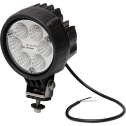 Darbinis šviesos diodas, 24 W, 1500 lm, apvalus, 10/30 V, Ø 117 mm, potvynis, 6 LED, Kramp LA10009
