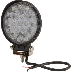 Darbinis šviesos diodas, 36 W, 2850 lm, apvalus, 10/30 V, Ø 113,9 mm, potvynis, 18 LED, Kramp LA10046