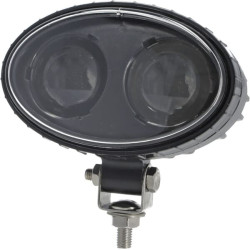 Apsauginė lemputė LED, mėlyna, 10W, 250lm, ovali, 10-80V, taškinė, 2 šviesos diodai, Kramp LA10601