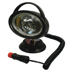 Darbinis šviestuvas Halogeninis, ovalus, 12V, skaidrus, magnetinis, Ajba LA28011