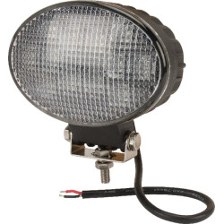 Darbinis šviesos diodas, 36W, 2760lm, ovalus, 10/30V, 144x85x96mm, potvynis, 12 LED, Kramp LA10059
