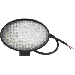 Darbinis šviesos diodas, 39W, 3510lm, ovalus, 10/30V, 144x69,4x98mm, užliejamas, 13 LED, Kramp LA10039