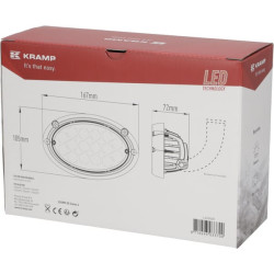 Darbinis šviesos diodas, 24W, 3220lm, ovalus, Kramp LA10430