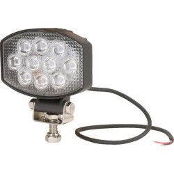 Darbinis šviesos diodas, 15W, 1900lm, ovalus, 10/30V, 120x38x80mm, potvynis, 10 LED, Kramp LA10020