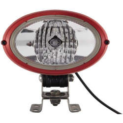 Darbinis šviestuvas Xenon, 42W, ovalus, 12V, skaidrus, 160x134x166mm AMP kištukas, Hella 1GA996461311
