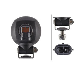 Darbinis žibintas halogeninis, 65W, apvalus, 12V, mėlynas, užsukamas, 83x87x111mm, Hella 1G0996176671