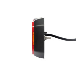 Daugiafunkcinis galinis šviesos diodas, 12-24V, 295x100x30mm, 1,5 m laidas, balta/oranžinė/raudona, Kramp LA40091