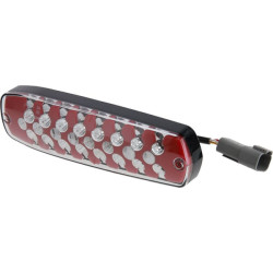 Galinis šviesos diodas, stačiakampis, 12/24V, skaidrus/gintaras/raudonas, užsukamas, ECE, Hella 2SK343910057