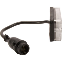 Daugiafunkcinis galinis šviesos diodas, stačiakampis, 12-24V, 107,4x46,7x23 mm, 5 kontaktų, Kramp LA40010