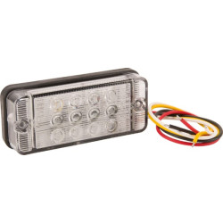 Daugiafunkcis galinis žibintas LED, stačiakampis, 12-24V, 107,4x46,7x23mm, Kramp LA40009