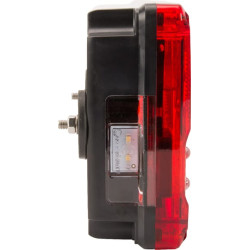 Daugiafunkcinis galinis dešinės šviesos diodas, stačiakampis, 12-24V, 232x142x59mm, 5 kontaktų, Kramp LA40024