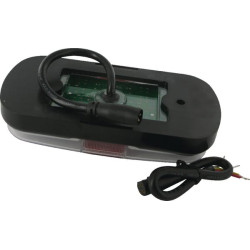 Galinis šviesos diodas, stačiakampis, 12/24V, raudonas/rudas/geltonas, užsukamas, 158x31x81mm BA030010