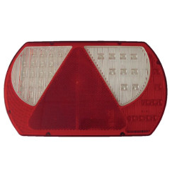 Galinis žibintas RH LED, 9/10.3W, stačiakampis, 12/24V, balta/juoda/geltona/raudona/ruda, užsukamas, 237x29x140mm, 47 LED LA2602