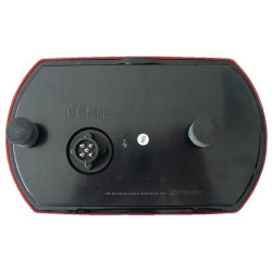 Galinis žibintas RH LED, 9/10.3W, stačiakampis, 12/24V, balta/juoda/geltona/raudona/ruda, užsukamas, 237x29x140mm, 47 LED LA2602