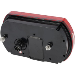 Daugiafunkcinis galinis dešinės šviesos diodas, SMART, 12V, 236x140x24,3 mm, 6 kontaktų bajonetas, Kramp L26060P6RH5SM