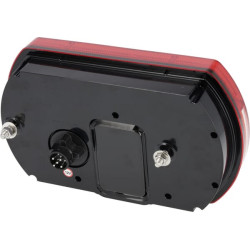 Daugiafunkcinis galinis dešinės šviesos diodas, SMART, 12V, 236x140x24,3 mm, 5 kontaktų bajonetas, Kramp L26060P5RH5SM