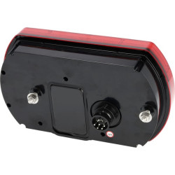 Daugiafunkcinis galinis KŠ žibintas LED, SMART, 12V, 236x140x24,3 mm, 6 kontaktų durtuvas, Kramp L26060P6LH5SM