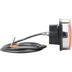 Daugiafunkcis galinis žibintas LED, stačiakampis, 12-24V, 200,5x85x40mm, Kramp LA40029