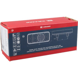 Daugiafunkcinis galinis KŠ žibintas LED, stačiakampis, 12-24V, 200,5x85x40mm, Kramp LA40035