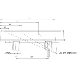 Daugiafunkcinis galinis KŠ žibintas LED, stačiakampis, 12-24V, 200,5x85x40mm, Kramp LA40035