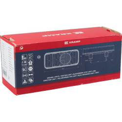 Daugiafunkcis galinis KŠ žibintas LED, stačiakampis, 12-24V, 200,5x85x40mm, 5 kontaktų, Kramp LA40036