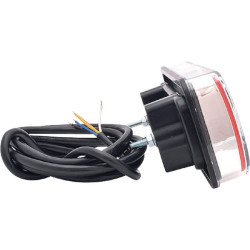 Daugiafunkcinis galinis KŠ žibintas LED, stačiakampis, 12-24V, 200,5x85x40mm, Kramp LA40033