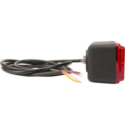 Daugiafunkcis galinis žibintas LED, stačiakampis, 12-24V, 200x70x60mm, Kramp LA40015