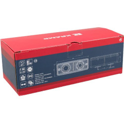 Daugiafunkcis galinis šviesos diodas, stačiakampis, 12-24V, 200x70x60mm, 5 kontaktų, Kramp LA40016