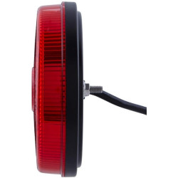 Galinis RH LED žibintas, stačiakampis, 10/30V, raudonas/gintaras/baltas, užsukamas, 323x38x134mm, Hella ValueFit 2VP357017021