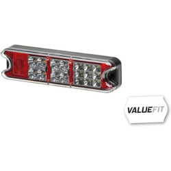 Galinis šviesos diodas, stačiakampis, 10/30V, raudonas/geltonas, užsukamas, 191x28x50mm, 21 LED, Hella ValueFit 2VP357021011