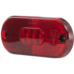 Šviesos diodas, stačiakampis, 12 V, raudonas, užsukamas, 108 x 10,5 x 44 mm, Hella ValueFit 2TM357009011