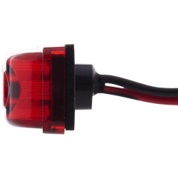 Galinis šviesos diodas, stačiakampis, 24 V, raudonas, užsukamas, 65x11x16 mm, Hella ValueFit 2TM357010111