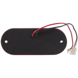 Žymeklis LED, stačiakampis, 24 V, raudonas, užsukamas, 108x10,5x44 mm, Hella ValueFit 2TM357009111