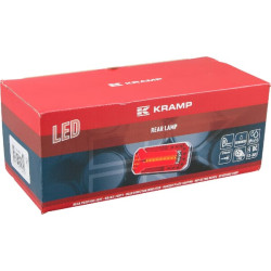 Daugiafunkcis galinis šviesos diodas, stačiakampis, 12-24V, 236x104x61,5 mm, 5 kontaktų, Kramp LA40052