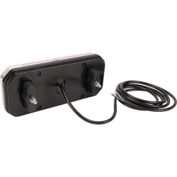 Daugiafunkcinis galinis šviesos diodas, stačiakampis, 12-24V, 236x104x61,5 mm, Kramp LA40051