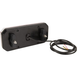 Daugiafunkcinis galinis šviesos diodas, stačiakampis, 12-24V, 236x104x61,5 mm, Kramp LA40053