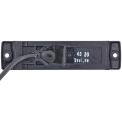 Šviesos diodas, 1,20 W, stačiakampis, 24 V, raudonas, įjungiamas, 130x32x1 LED, Hella 2TM008645951