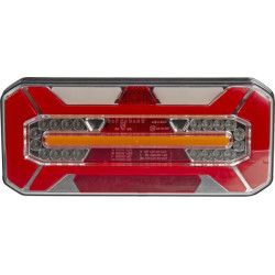 Daugiafunkcis galinis KŠ žibintas LED, stačiakampis, 12-24V, 306x133x60.6mm, Kramp LA40075