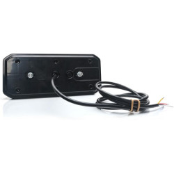 Daugiafunkcis galinis KŠ žibintas LED, stačiakampis, 12-24V, 306x133x60.6mm, Kramp LA40075