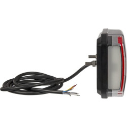 Daugiafunkcinis galinis dešinės šviesos diodas, stačiakampis, 12-24V, 306x133x60,6 mm, Kramp LA40074